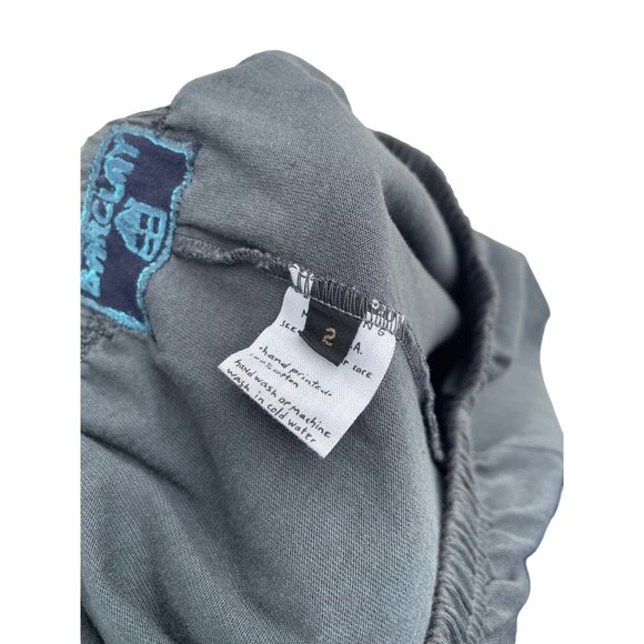 Barclay Women's size 2 Gray hand painted Garter pants - Picture 3 of 14